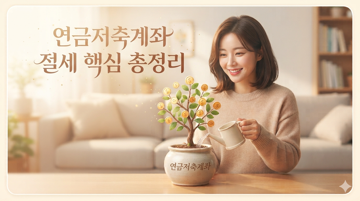 연금저축계좌 절세 핵심 총정리